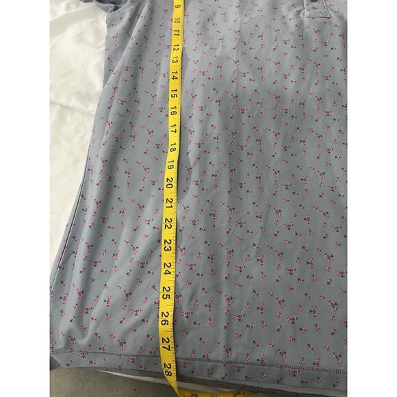 G/FORE Gray Golf floral Polo Shirt Size XL - Picture 15 of 16